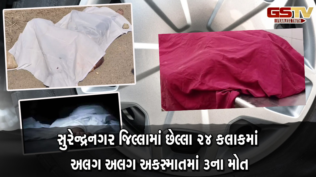 સુરેન્દ્રનગર જિલ્લામાં છેલ્લા 24 કલાકમાં અલગ અલગ માર્ગ અકસ્માતોમાં 3ના મોત, 5થી વધુ લોકો ઘાયલ