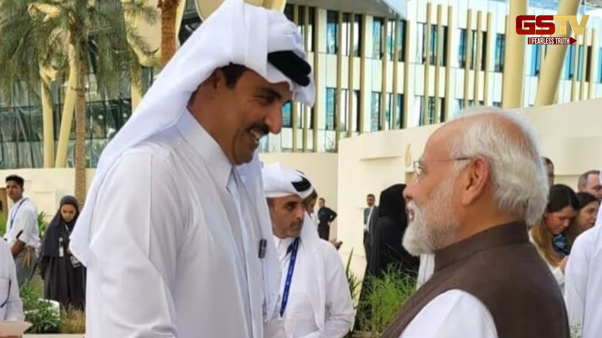 કતારના અમીરનું સ્વાગત કરવા માટે PM મોદી એરપોર્ટ પહોંચ્યા