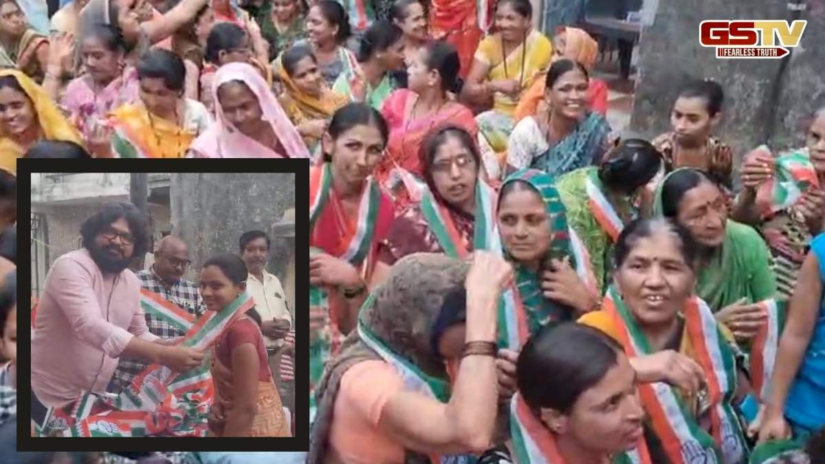 નવસારીમાં મનપાની ચૂંટણી પહેલા 200થી વધુ મહિલાઓ કોંગ્રેસમાં જોડાઈ