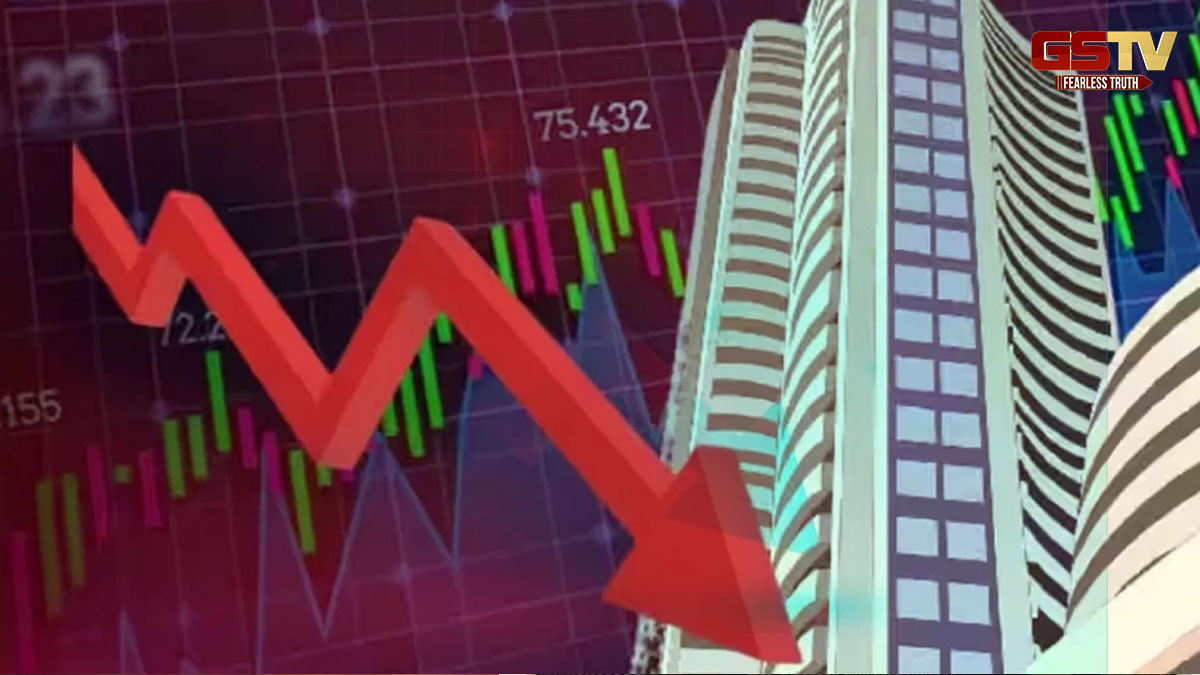 Sensex today: IT ક્ષેત્રના દબાણ હેઠળ બજારમાં કડાકો; સેન્સેક્સ 446 પોઈન્ટ ગગડ્યો; નિફ્ટી 25,202 પર બંધ રહ્યો