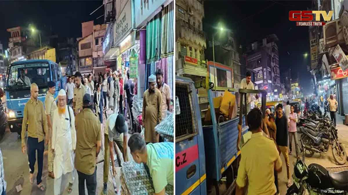 સુરતમાં રાત્રી દબાણની ફરિયાદ બાદ તંત્ર જાગ્યું, લારી-ગલ્લાના દબાણો કર્યા દૂર