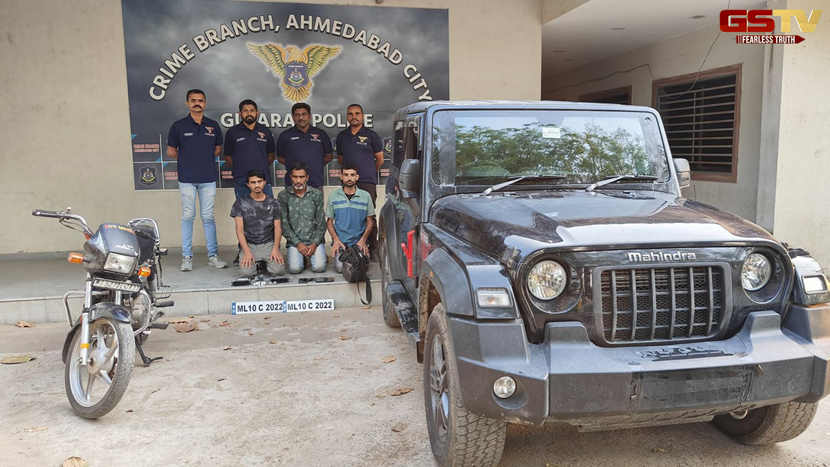 અમદાવાદ અને વડોદરામાં ચોરીની ઘટનાને અંજામ આપનાર ત્રણ આરોપીની ધરપકડ