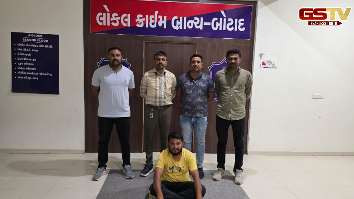 બોટાદ LCBએ કુખ્યાત આરોપીને હથિયાર અને મારામારીના ગુનામાં પાસા હેઠળ જેલમાં ધકેલ્યો