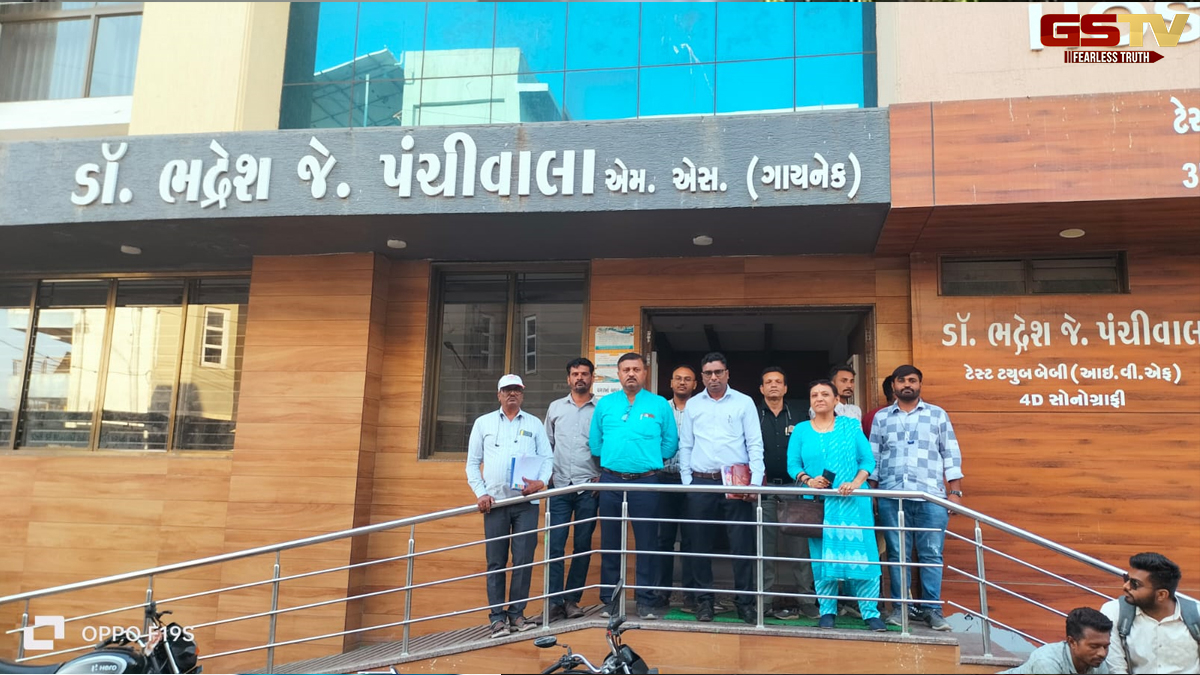 પાટણ તાલુકા હેલ્થ ઓફિસરે બ્લેઝિંગ વીમેન હોસ્પિટલનાં બે સોનોગ્રાફી મશીન સીલ કર્યા