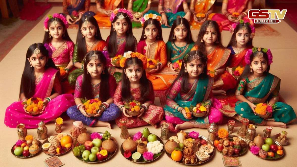નવરાત્રીમાં કન્યા પૂજનનું ધાર્મિક મહત્વ, સંપૂર્ણ પૂજા વિધિ અને શુભ ફળ મેળવવાના ઉપાયો