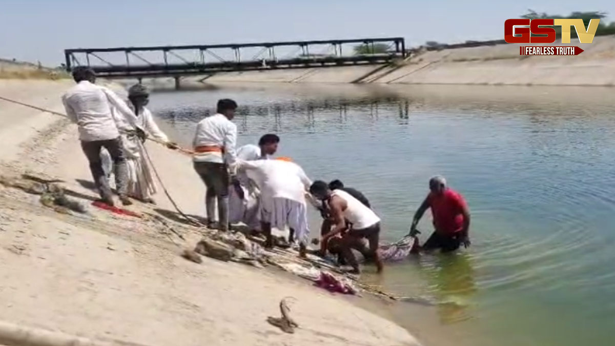 Banaskantha: કેનાલમાં કાર ખાબકતાં પાંચ લોકોનાં મોત, 24 કલાક બાદ મહિલાનો મૃતદેહ મળ્યો