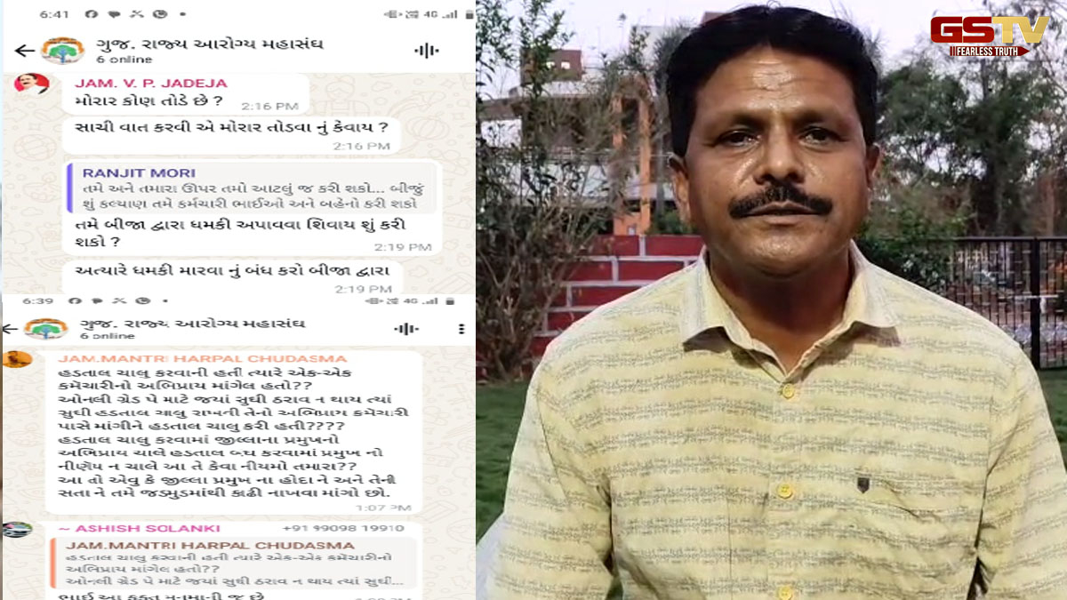 Tapi News: તાપી જિલ્લા આરોગ્ય કર્મચારી મંડળના પ્રમુખને ધમકી આપવામાં આવી