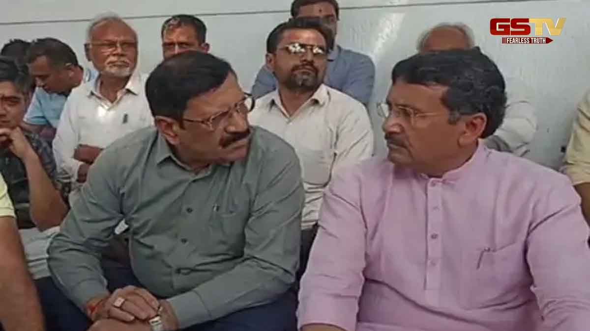 Surat News: ડાયમંડ કંપનીએ વેપારીઓ સામે કર્યા કેસ, ધરણા પર બેઠેલાના સપોર્ટમાં આવ્યા MLA