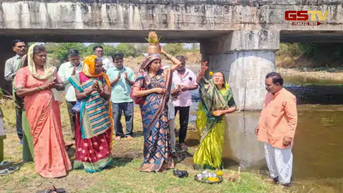 Tapi News: સોનગઢની મીંઢોળામાં નવા નીર, તાપીનું પાણી આવતાં સ્થાનિકોએ કર્યા વધામણાં