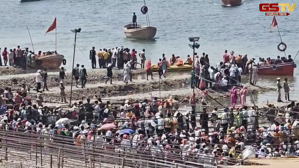 નર્મદા ઉત્તરવાહિની પરિક્રમામાં ભક્તોનું ઘોડાપૂર, માનવ મહેરામણ ઊમટી પડતાં સર્જાઈ અવ્યવસ્થા