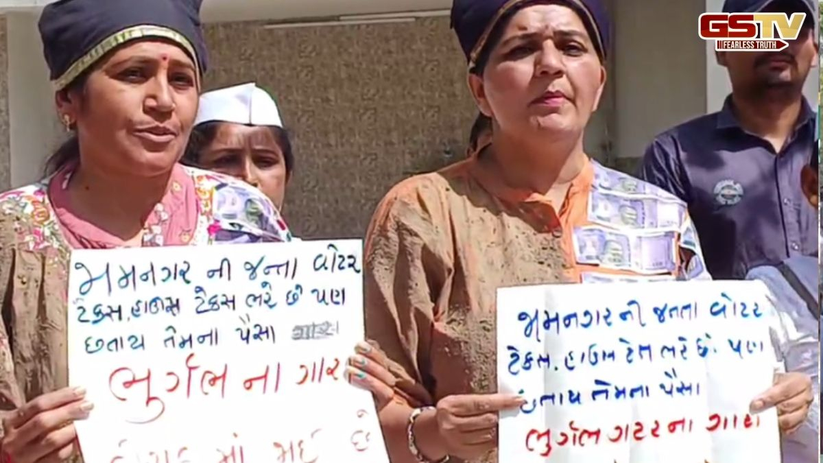 Jamnagar news: મનપાના જનરલ બોર્ડ પહેલા નગરસેવિકાનો અનોખો વિરોધ