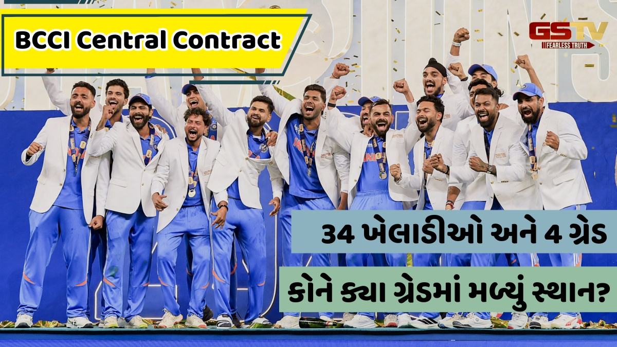 BCCI એ કરી Team Indiaના સેન્ટ્રલ કોન્ટ્રાક્ટની જાહેરાત, આ બે ખેલાડીઓની થઈ વાપસી