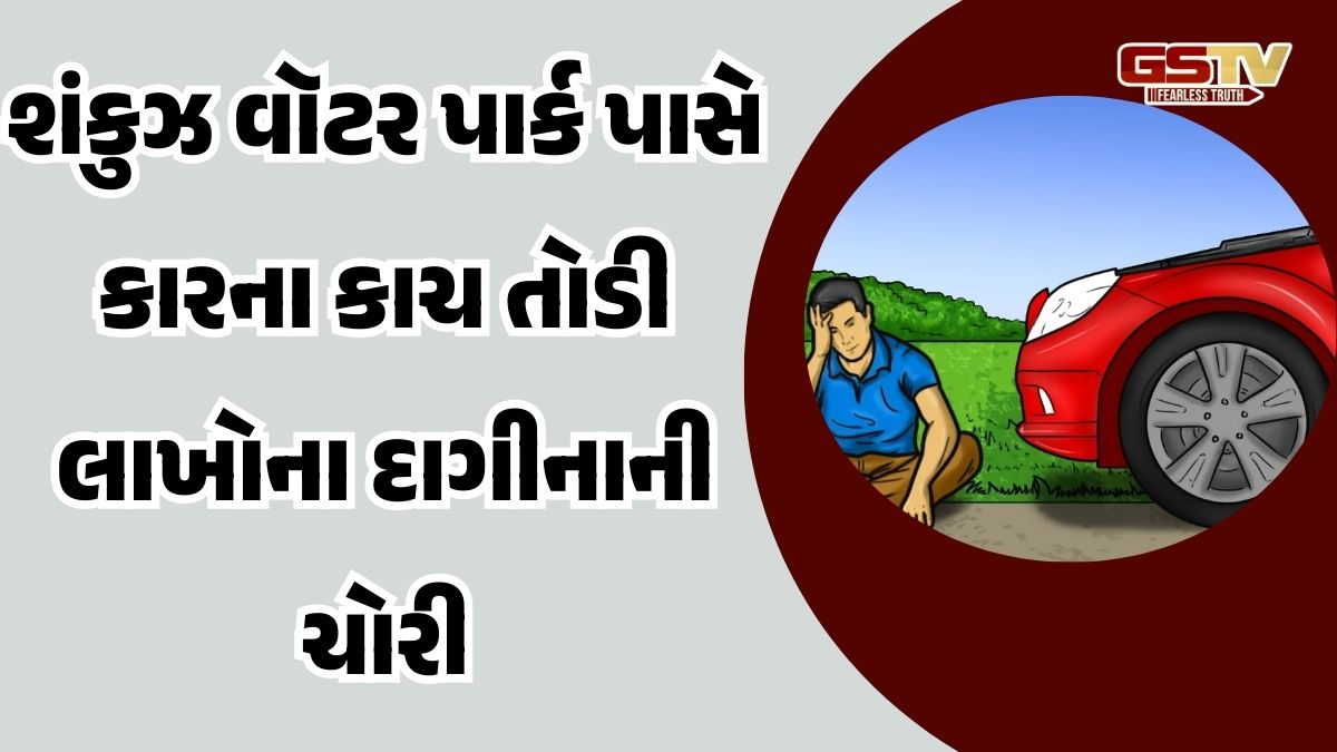 Mehsana: શંકુઝ વૉટર પાર્ક નજીક કારના કાચ તોડી 16.60 લાખના દાગીના ભરેલી બેગની ચોરી