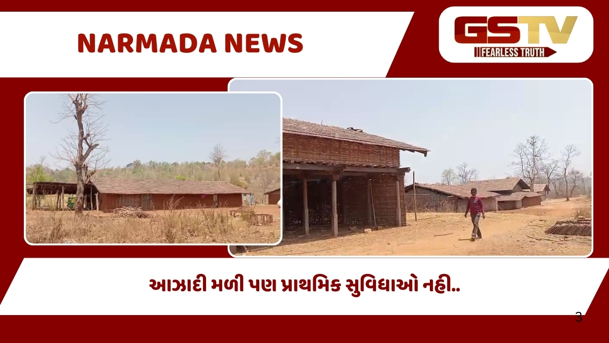 Narmada News: ટેક્નોલોજીના યુગમાં દેડિયાપાડાના સામરઘાટમાં અંધકાર, લોકો અંધારામાં જીવવા મંજૂર