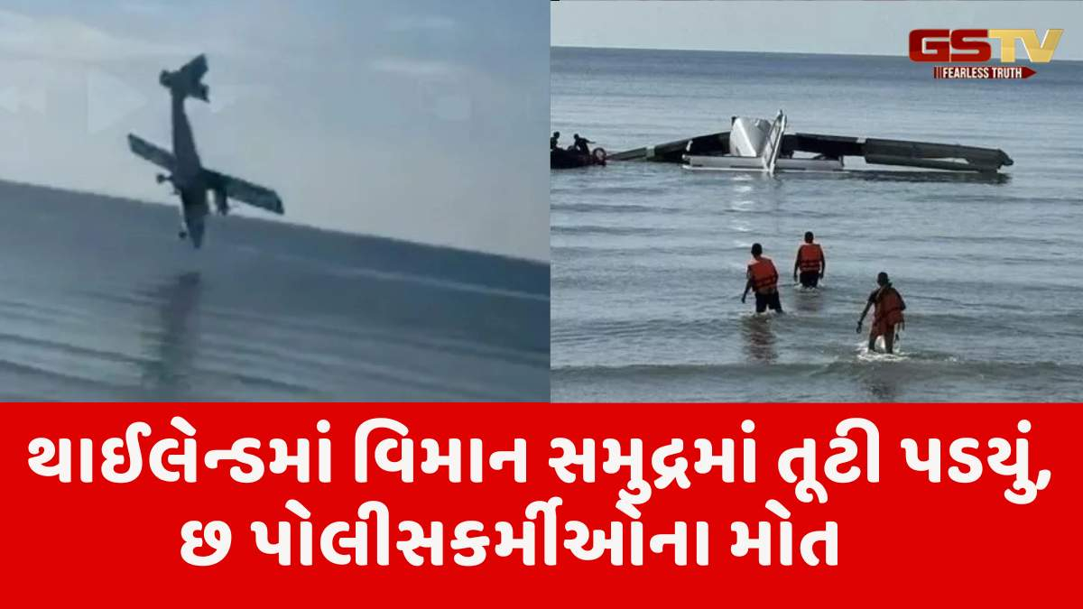 થાઈલેન્ડમાં વિમાન તૂટીને સીધું દરિયામાં ગરકાવ, છ પોલીસ કર્મીઓના મોત
