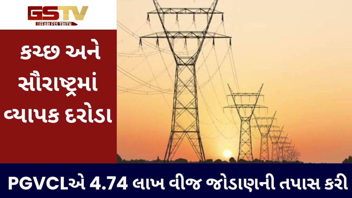 રાજ્યના આ જિલ્લાઓમાંથી 271 કરોડની વીજ ચોરી ઝડપાઈ, PGVCLના દરોડા, જાણો વિગત