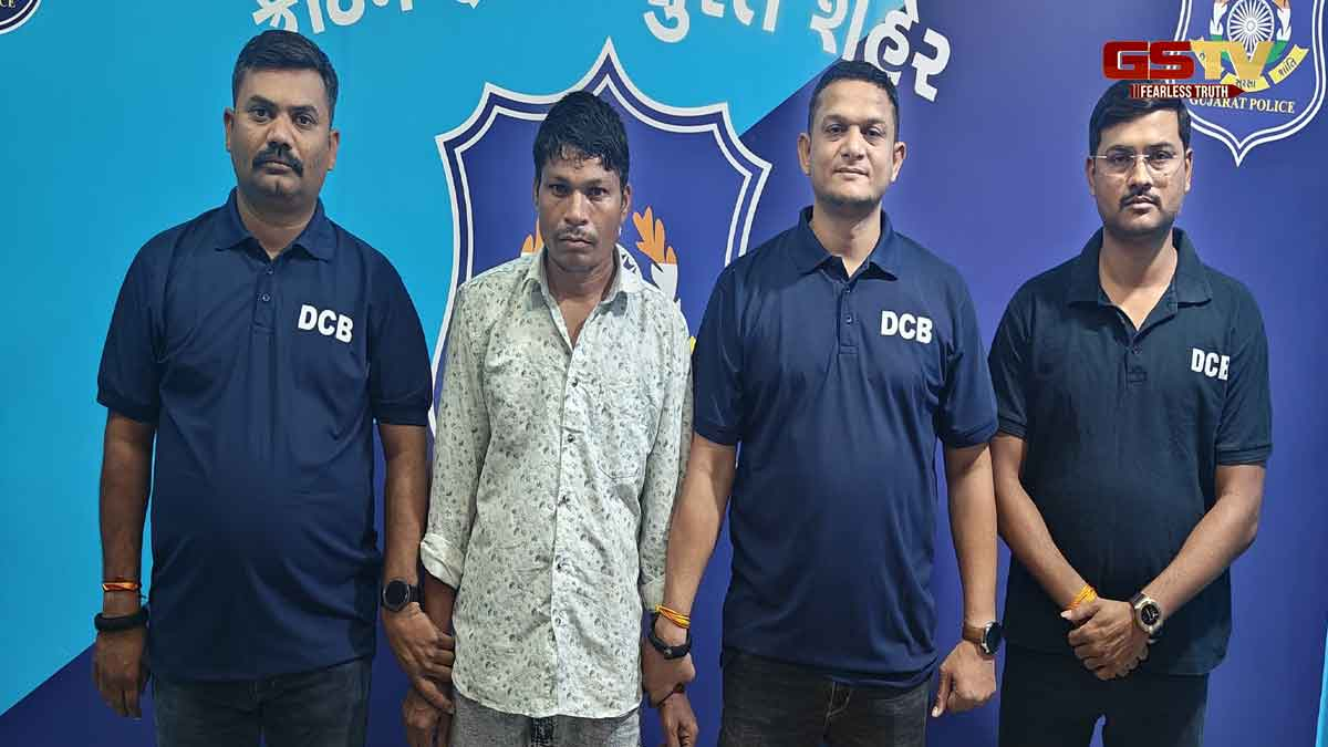 Surat News: જેલમાંથી કોરોનામાં ફરાર થયેલો 5 વર્ષે ઇન્દોરથી ઝડપાયો, બાળક અપહરણનો હતો આરોપી
