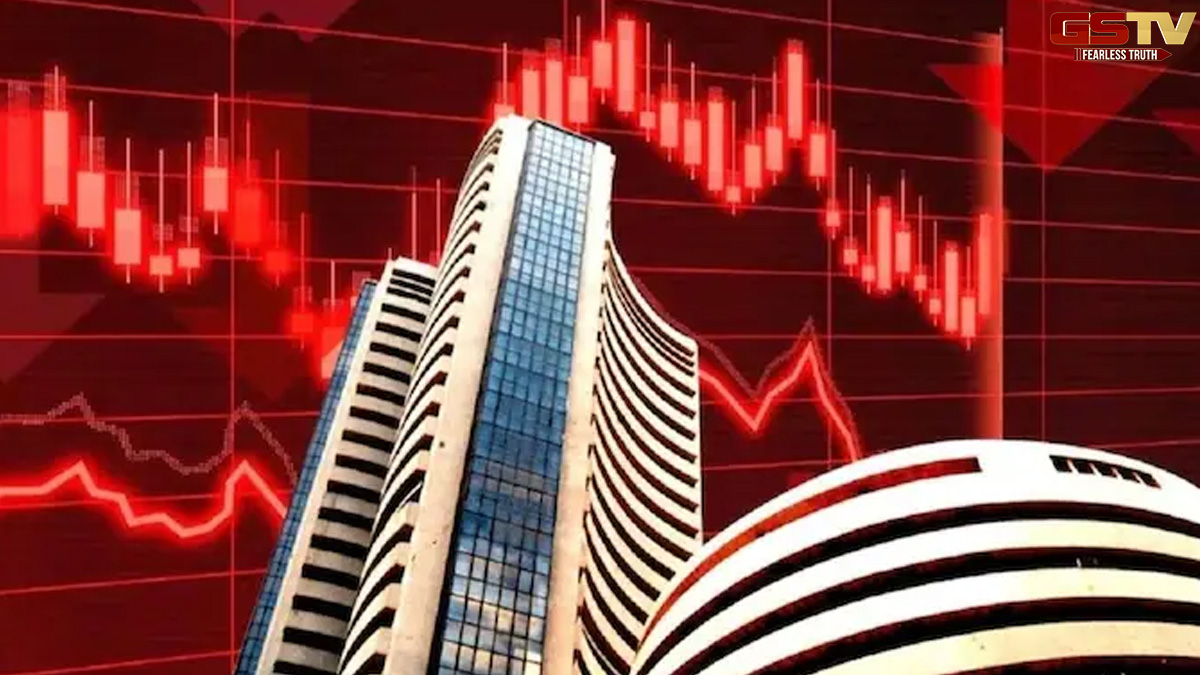 Sensex today:  IT અને ડિફેન્સ શેરોમાં ઘટાડાને કારણે બજાર ઘટ્યું, સેન્સેક્સ 345 પોઈન્ટ ઘટ્યો; નિફ્ટી 25355 પર બંધ થયો