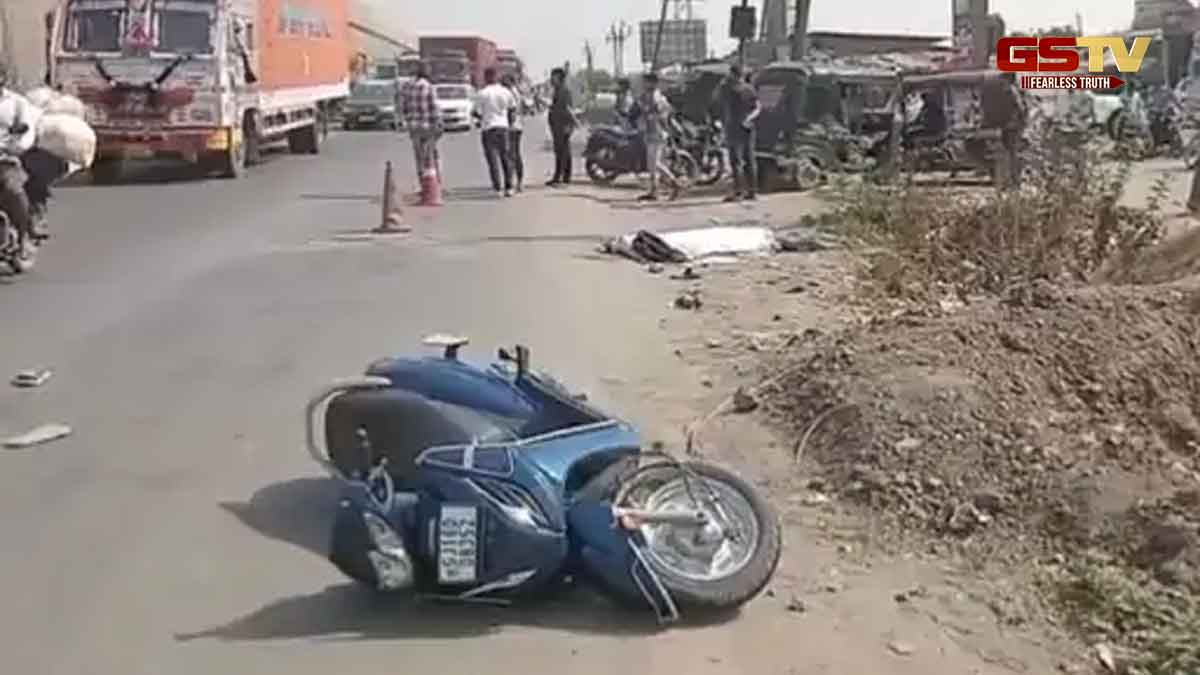 Bharuch News: અંકલેશ્વરમાં કોલેજ જતાં બે મિત્રોને નડ્યો અકસ્માત, અજાણ્યા વાહને મોપેડને ટક્કર મારતાં બન્નેના મોત