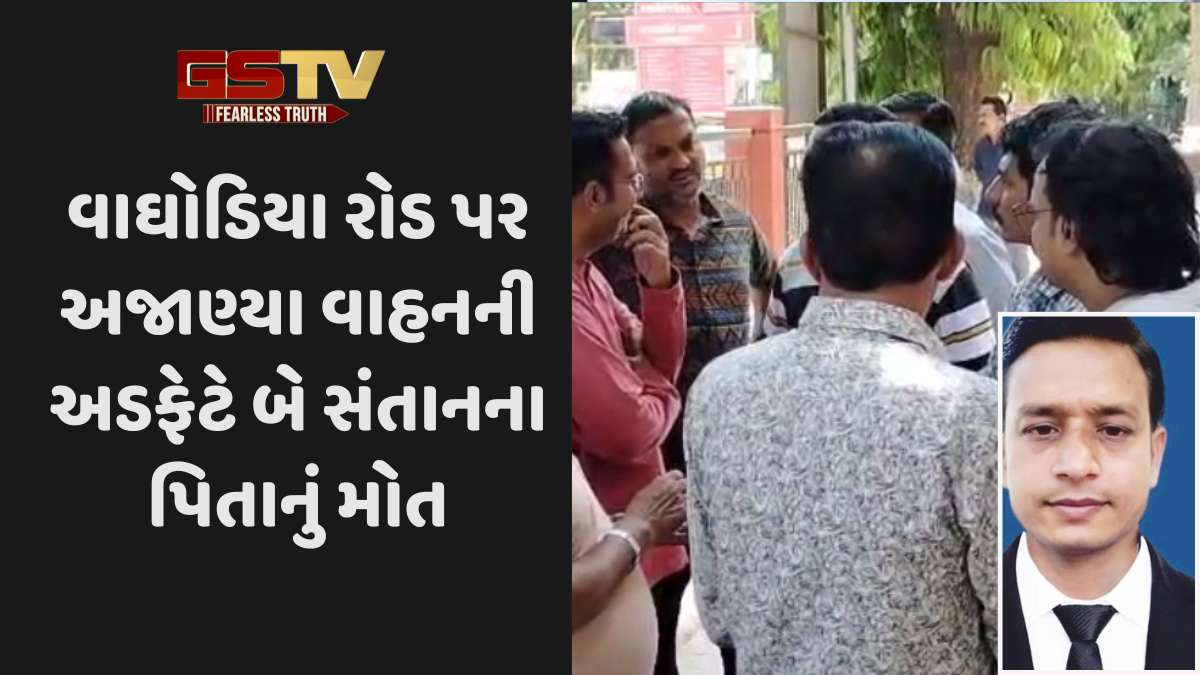 Vadodara news: વાઘોડિયા રોડ પર અજાણ્યા વાહનની અડફેટે બે સંતાનના પિતાનું મોત