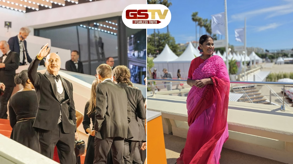 Cannes 2025: રેડ કાર્પેટ પર છવાયા અનુપમ ખેર અને છાયા કદમ, અભિનેતાએ ફેન્સને આપી ફ્લાઈંગ કિસ