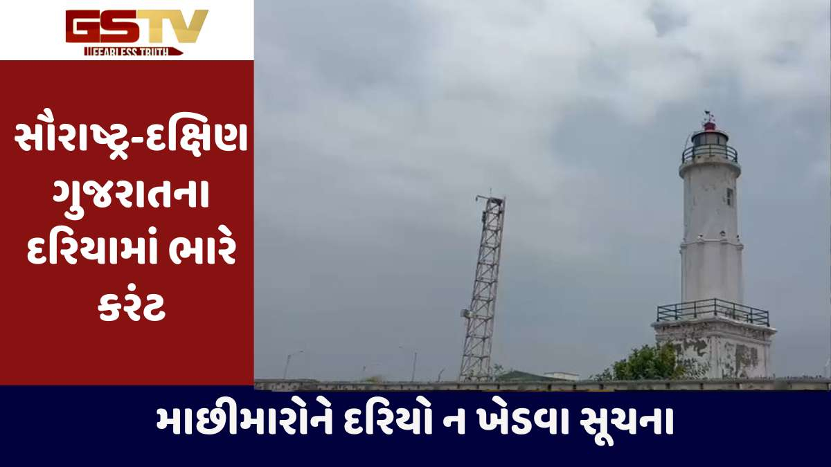 Gujarat Weather: ગુજરાતના દરિયા કિનારે કરન્ટ, અમરેલીના જાફરાબાદ બંદરે 1 નંબરનું સિગ્નલ મૂકાયું