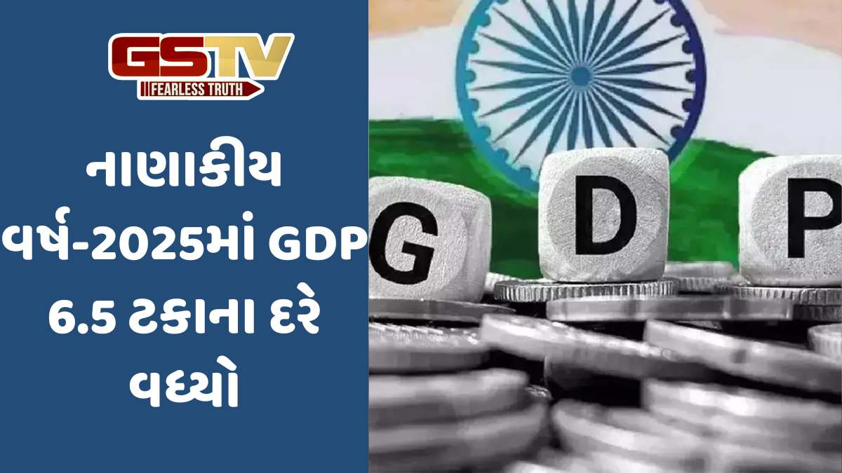 GDP: નાણાકીય વર્ષ-2025માં ભારતનો GDP 6.5 ટકાના દરે વધ્યો, ચોથા ક્વાર્ટરમાં અર્થતંત્ર 7.4%ના દરે વધ્યું 