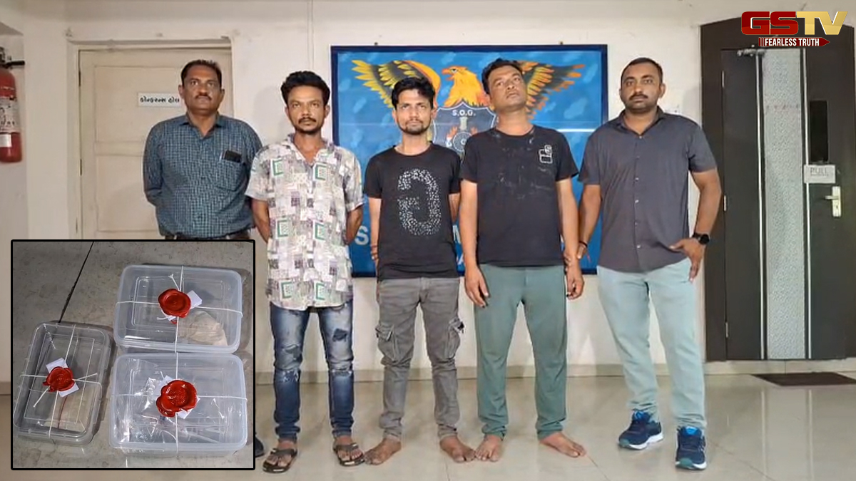 Ahmedabadમાંથી 11 લાખની કિંમતના એમડી ડ્રગ્સ સાથે 3ની ધરપકડ