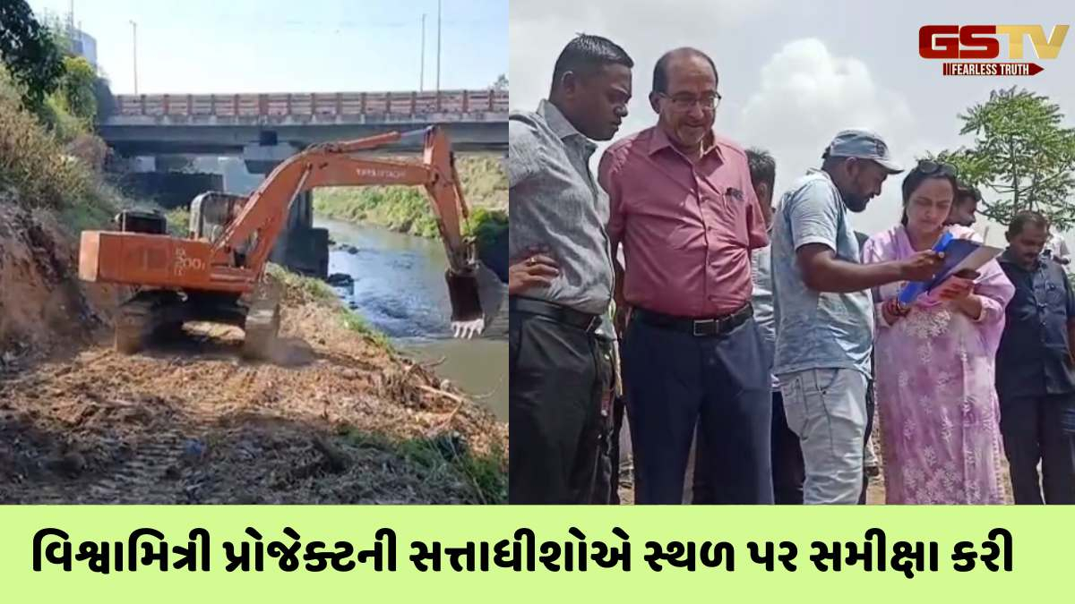 Vadodara news: વડોદરાના વિશ્વામિત્રી પ્રોજેક્ટની સમીક્ષામાં 95 ટકા કામ થયાનો તંત્રનો દાવો