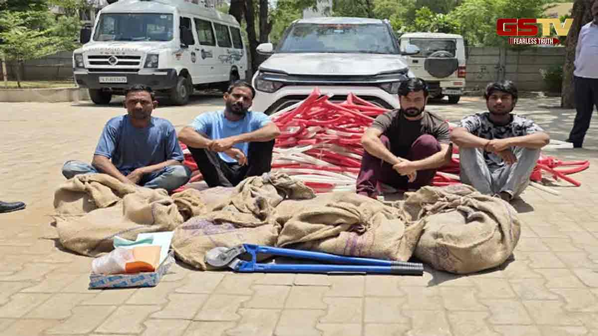 Gandhinagar News: મેટ્રો ટ્રેનના કેબલની ચોરી કરતી આંતરરાજ્ય ગેંગ ઝડપાઈ, 35થી વધુ ગુના ઉકેલાયા