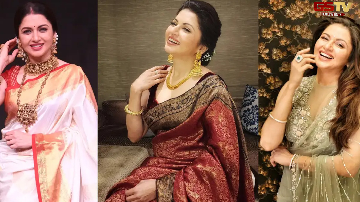 Fashion Tips : ઉનાળાના લગ્નમાં ભાગ્યશ્રી જેવી સાડીઓ પહેરો, સ્ટાલિશ સાથે લુક રહેશે આરામદાયક