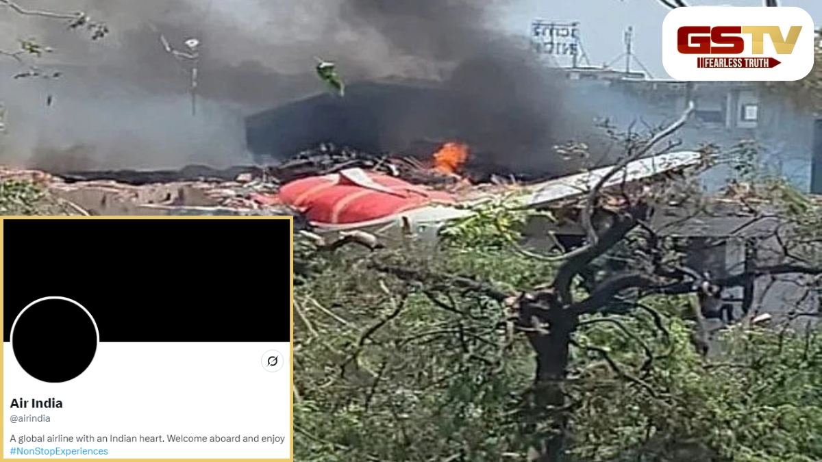 Ahmedabad Plane Crash બાદ એર ઈન્ડિયાએ સોશિયલ મીડિયા એકાઉન્ટનો પ્રોફાઈલ ફોટો કર્યો 'BLACK'