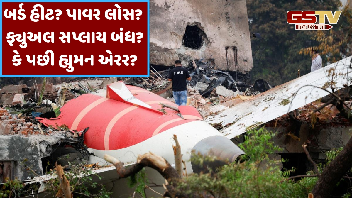 Ahmedabad Plane Crash / ક્યા કારણોથી થઈ વિમાન દુર્ઘટના? ચાર થિયરી ઉપર થશે તપાસ