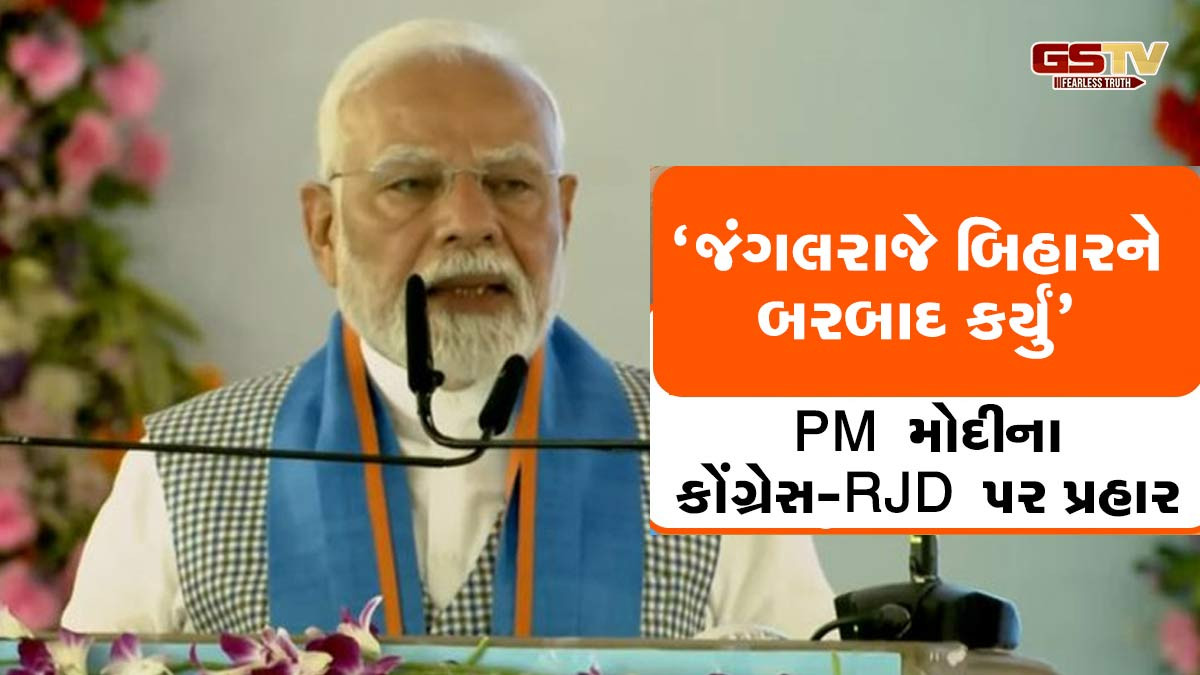 'પંજા અને લાલટેને મળીને બિહારને લૂટ્યું,હવે મોદી કામ કરશે'- બિહારમાં PM મોદી