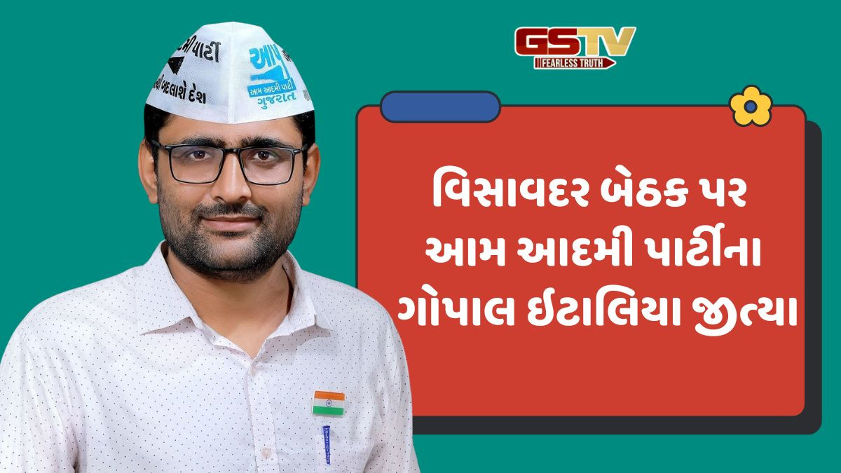 ગોપાલ ઇટાલિયા વિધાનસભા ચૂંટણી જીત્યા, વિસાવદરમાં ભાજપના કિરીટ પટેલને હરાવ્યા