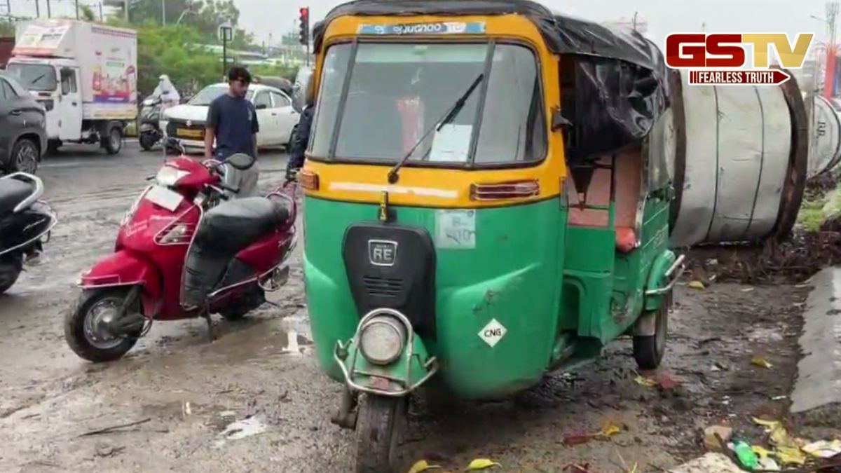 Vadodara news: કોર્પોરેશનની બેદરકારીના કારણે વૃંદાવન જતા માર્ગ પરના ખાડામાં રિક્ષા પલ્ટાઈ, 38 વર્ષના શખ્સનું મોત