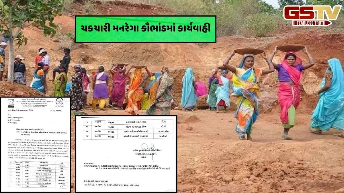 Bharuch news: મનરેગા કૌભાંડનો પર્દાફાશ થયા બાદ 21 કર્મચારીઓ સામે તવાઈ