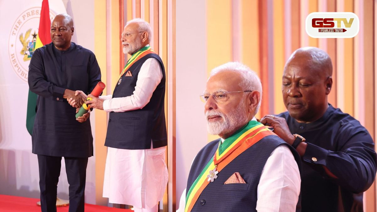 PM મોદીને ઘાનાના રાષ્ટ્રીય સન્માનથી  કરાયા સન્માનિત, બંને દેશોએ આ મહત્ત્વપૂર્ણ કરારો પર કર્યા હસ્તાક્ષર