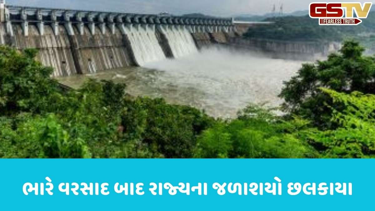 Gujarat Rain news: રાજ્યમાં વરસાદી માહોલ વચ્ચે 20 જળાશયો ભરાયા, 29 ડેમ હાઈ એલર્ટ પર, વાંચો અન્ય જળાશયોની સ્થિતિ