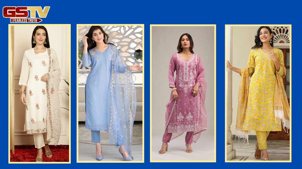 Fashion Tips / ચોમાસામાં અપડેટ કરો તમારો વોર્ડરોબ, આ લાઈટ કલરના સલવાર સૂટ ખરીદો