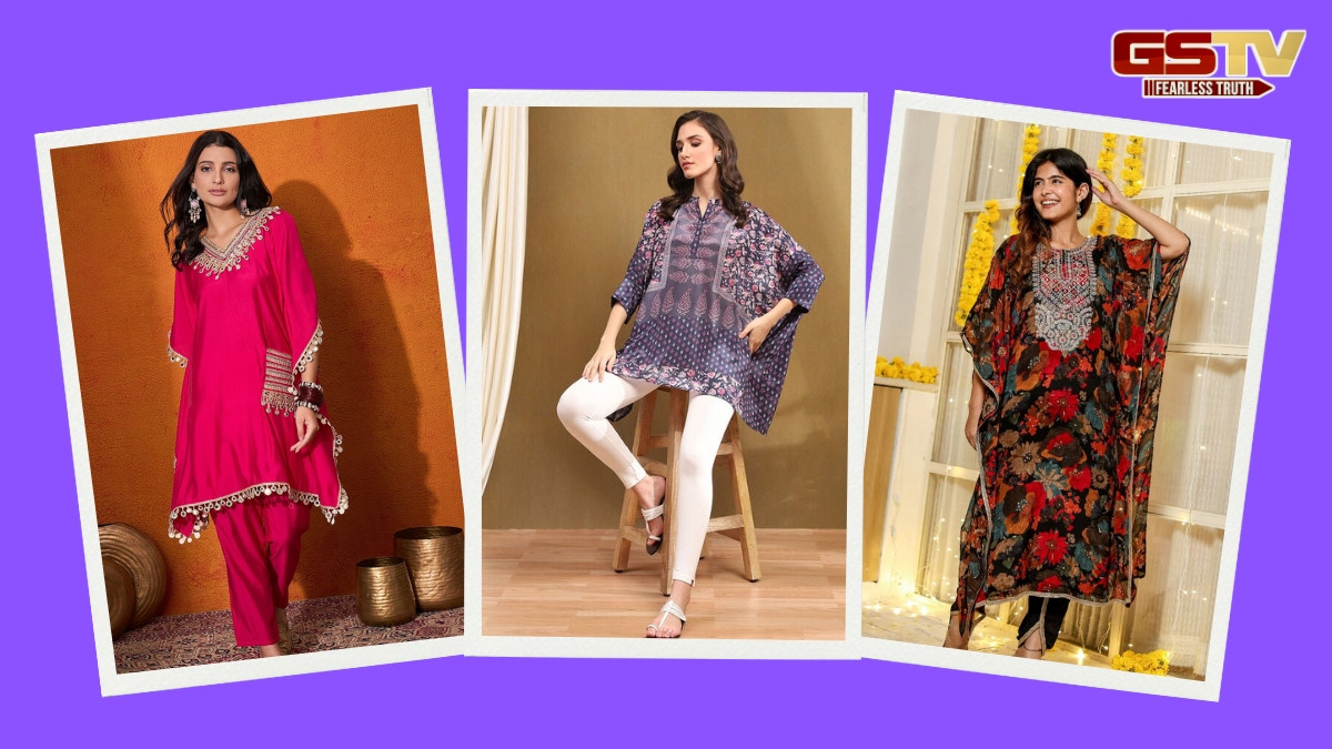 Styling Ideas / કફ્તાન કુર્તીમાં ગ્લેમરસ લુક મેળવવા ઈચ્છતા હોવ, તો ફોલો કરો આ સ્ટાઇલિંગ આઈડિયાઝ