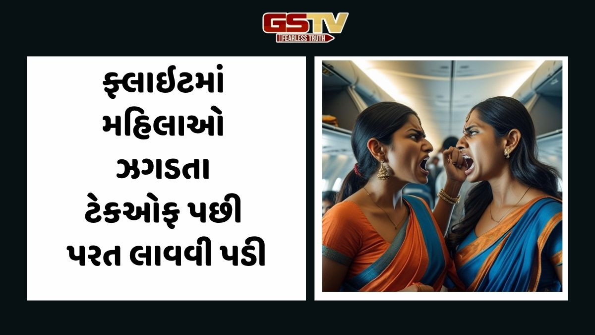 ફ્લાઈટમાં બે મહિલાઓ આખલાની જેમ ઝગડી પડી, ટેકઓફ પછી પ્લેન પાછું લાવવું પડ્યું