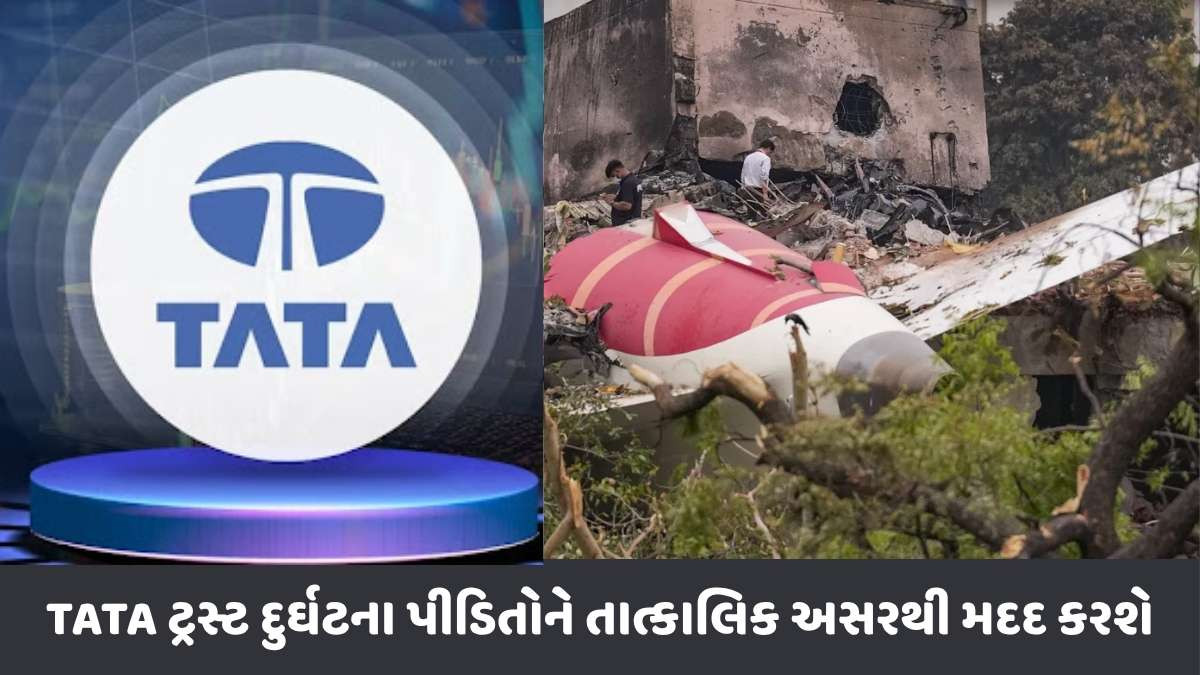 TATA Group 500 કરોડનું રાહત ટ્રસ્ટ બનાવશે, એર ઈન્ડિયા પ્લેન ક્રેશ પીડિતોને મળશે મદદ
