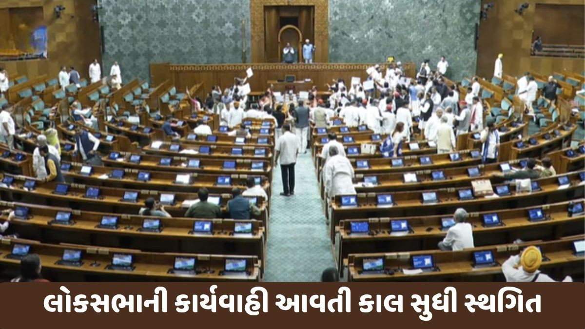 લોકસભામાં બિહાર SIR મુદ્દે કાળા વાવટા ફરકાવ્યા, વિપક્ષી સાંસદોએ મચાવી બબાલ