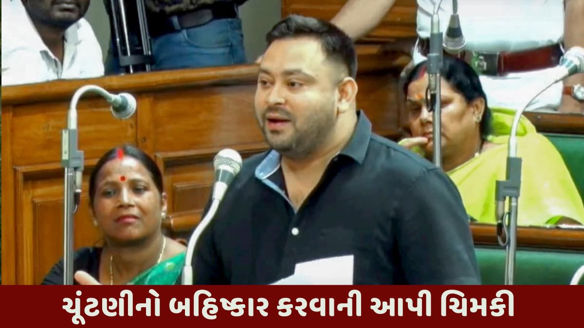 'ચૂંટણીમાં ધાંધલી જ કરવી હોય તો સરકારને એક્સટેન્શન આપી દો', તેજસ્વી યાદવ
