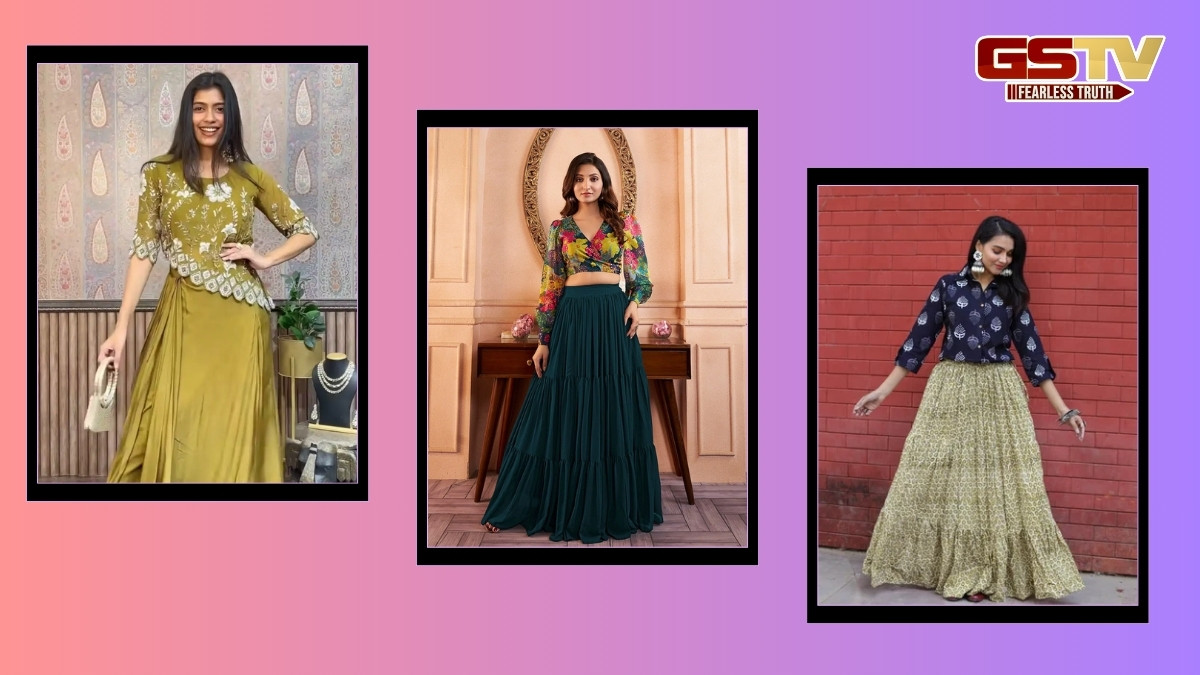Fashion / રક્ષાબંધન પર સ્ટાઇલ કરો આ પ્રકારના સ્કર્ટ અને ટોપ, ટ્રેડિશનલ લુકને મળશે મોર્ડન ટચ