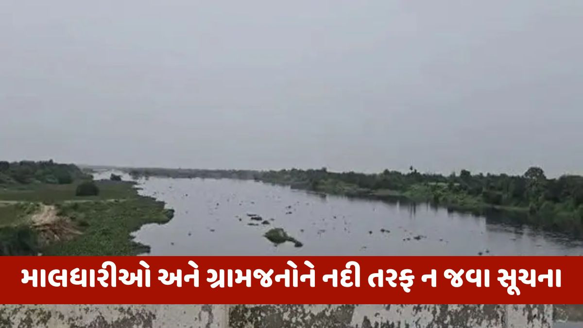 ધરોઈ ડેમ ભરાતા સાબરમતી નદીમાં છોડાયું પાણી, ધોળકા અને દસક્રોઈ તાલુકાના કાંઠાના 26 ગામોમાં એલર્ટ