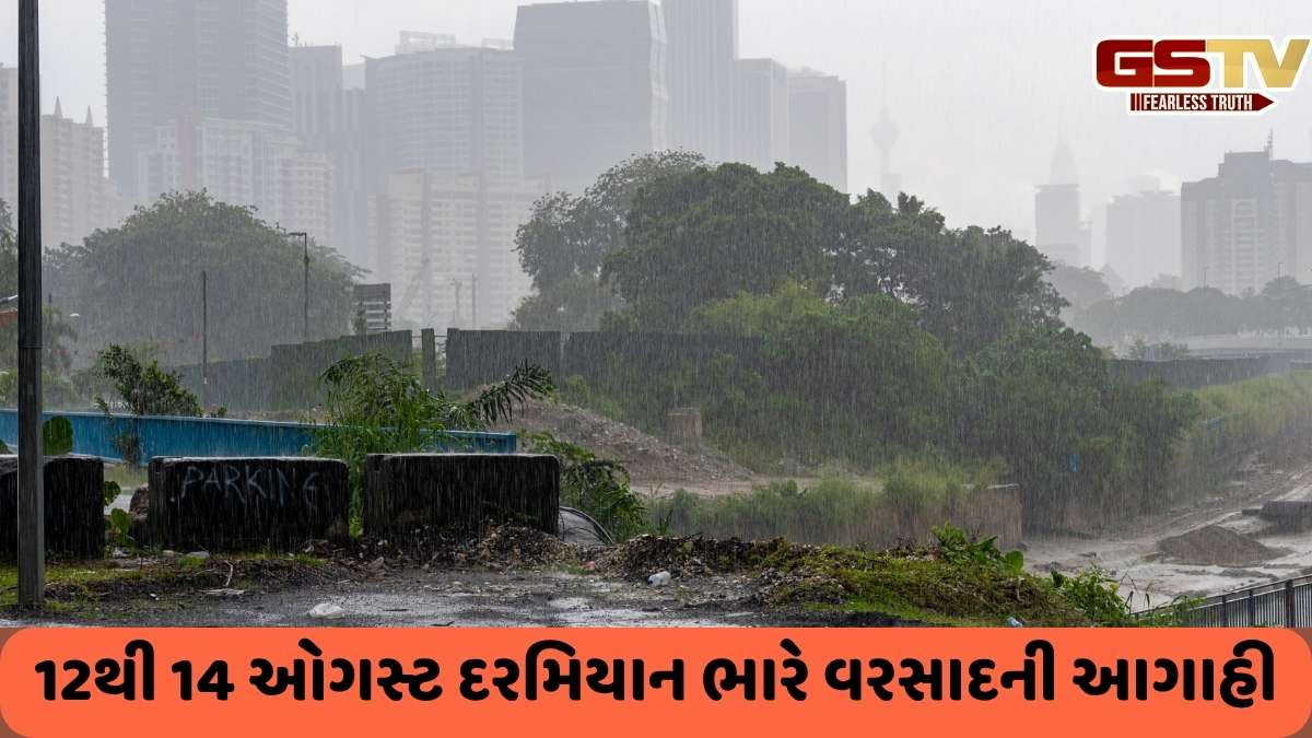 Rain in Gujarat: રાજ્યમાં ફરી ધમાકેદાર વરસાદનું એલર્ટ, આજે વલસાડમાં 4 ઈંચ વરસાદ ખાબક્યો, માછીમારોને દરિયો ન ખેડવા ચેતવણી