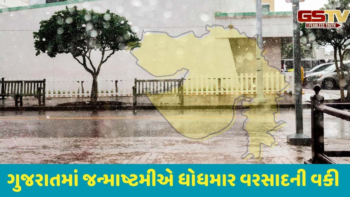 Rain Forecast in Gujarat: રાજ્યમાં કૃષ્ણ જન્માષ્ટમી સહિતના તહેવારોમાં ભારે વરસાદની આગાહી, આ જિલ્લાઓમાં અપાયું એલર્ટ, જાણો