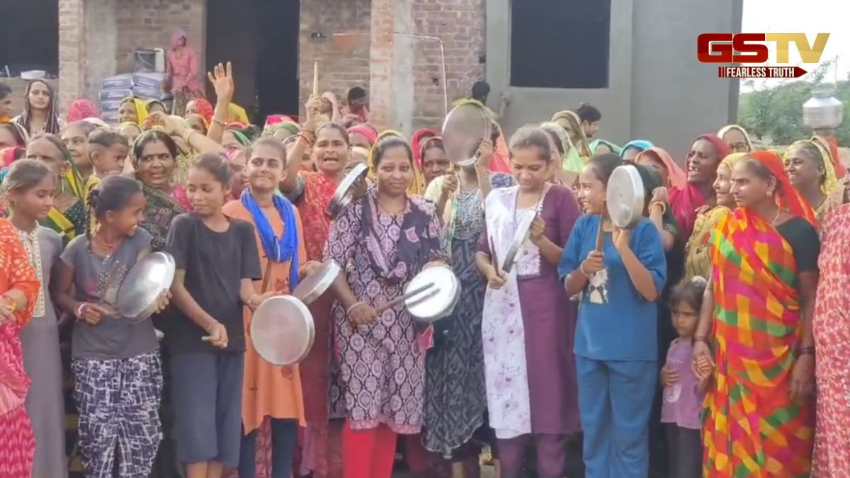 Surendranagar news: ભરચોમાસે 4 હજારથી વધુ લોકોને પીવાના પાણી માટે વલખા, મહિલાઓનો થાળી-વેલણ વગાડી વિરોધ